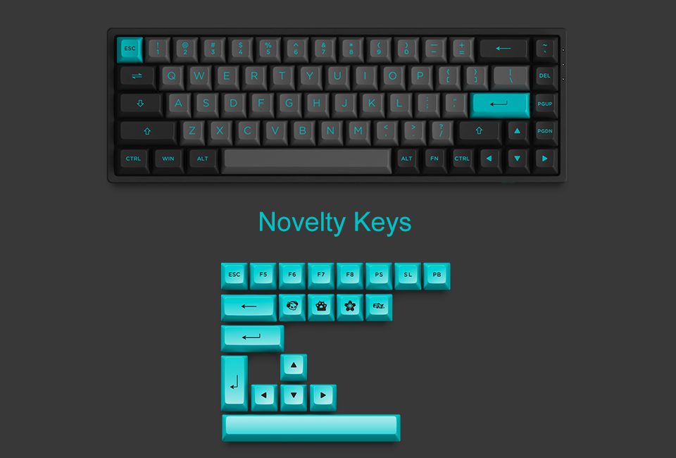 Akko 3068B Plus Black&Cyan RGB Backlit Hot-Swap Wireless Mechanical Gaming Keyboard 68-Key Multi-Modes BT 5.0/2.4GHz/USB Type-C Akko 3068B Plus Black&Cyan RGB Backlit Hot-Swap Wireless Mechanical Gaming Keyboard 68-Key Multi-Modes BT 5.0/2.4GHz/USB Type-C