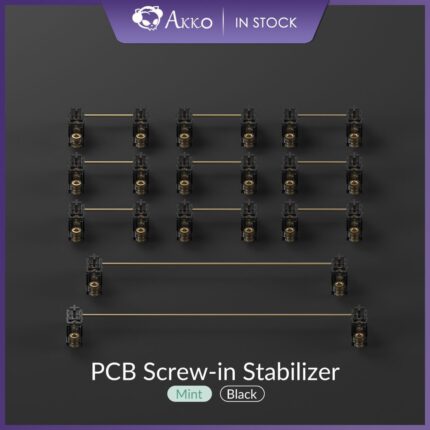 Akko PCB Screw-in Stabilizer Multi-color for Mechanical Gaming Keyboard DIY Customization Kit Barebone version Keyboard