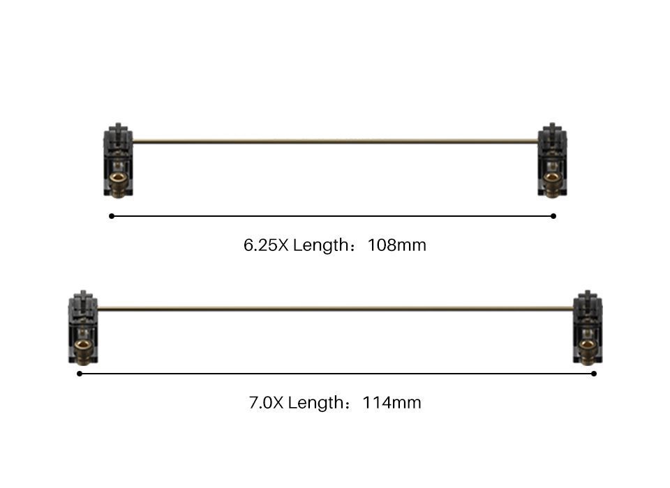 Akko PCB Screw-in Stabilizer Multi-color for Mechanical Gaming Keyboard DIY Customization Kit Barebone version Keyboard
