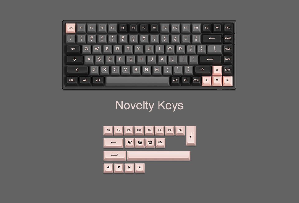 Akko 3084B Plus Black & Pink RGB Hot-Swap Wireless Mechanical Gaming Keyboard 84-Key Multi-Modes BT 5.0/2.4GHz/Type-C PBT Keycap Akko 3084B Plus Black & Pink RGB Hot-Swap Wireless Mechanical Gaming Keyboard 84-Key Multi-Modes BT 5.0/2.4GHz/Type-C PBT Keycap