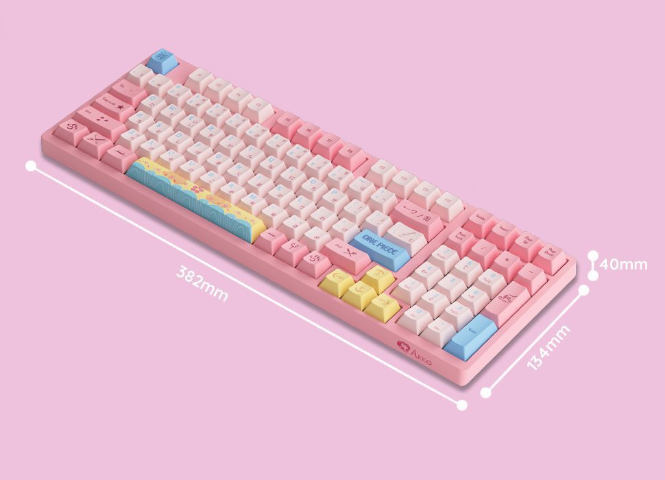 Akko 3098B One Piec Wano Country RGB Hot-Swap Wireless Mechanical Gaming Keyboard Three-Modes BT5.0/2.4GHz/USB-Type C Akko 3098B One Piec Wano Country RGB Hot-Swap Wireless Mechanical Gaming Keyboard Three-Modes BT5.0/2.4GHz/USB-Type C