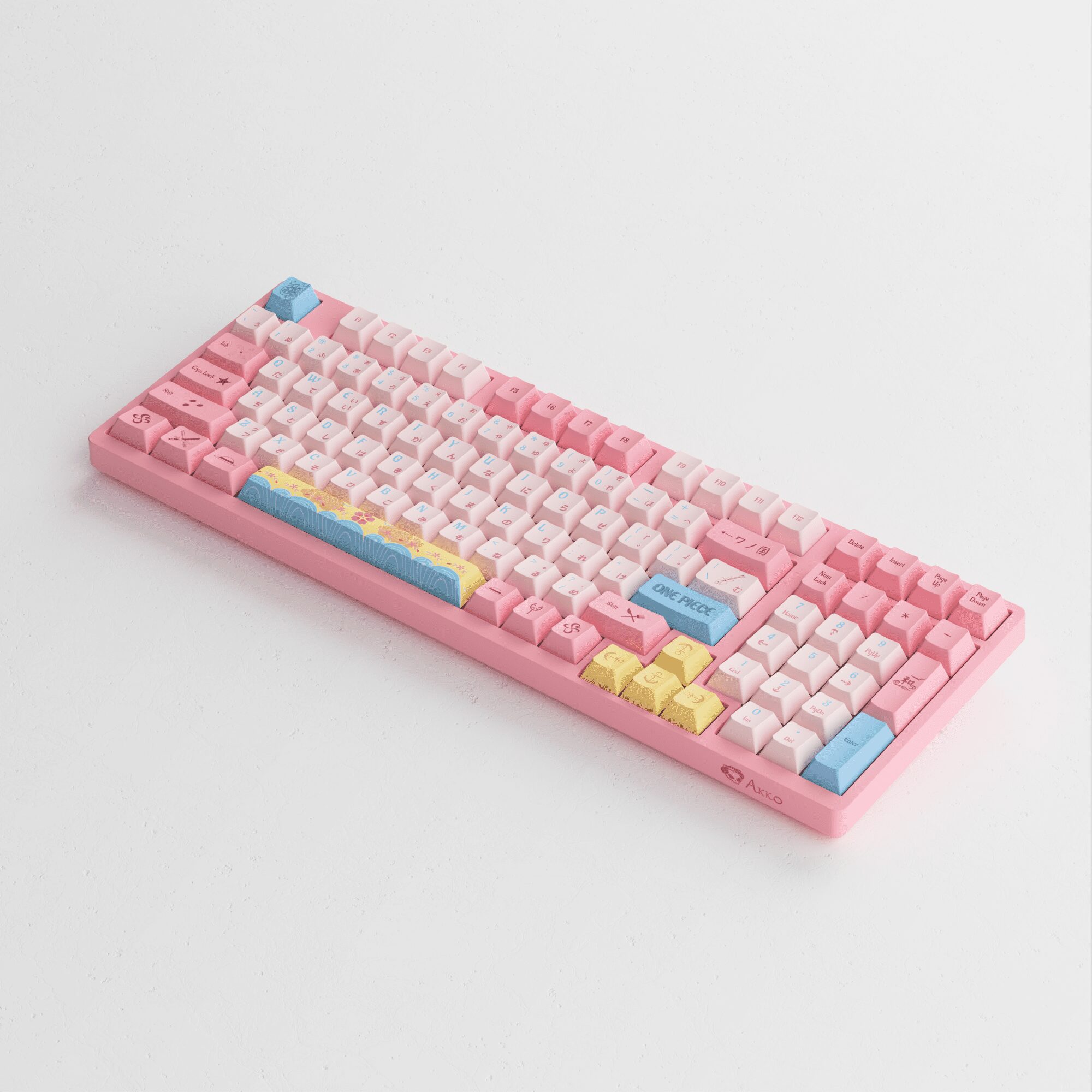 Akko 3098B One Piec Wano Country RGB Hot-Swap Wireless Mechanical Gaming Keyboard Three-Modes BT5.0/2.4GHz/USB-Type C Akko 3098B One Piec Wano Country RGB Hot-Swap Wireless Mechanical Gaming Keyboard Three-Modes BT5.0/2.4GHz/USB-Type C