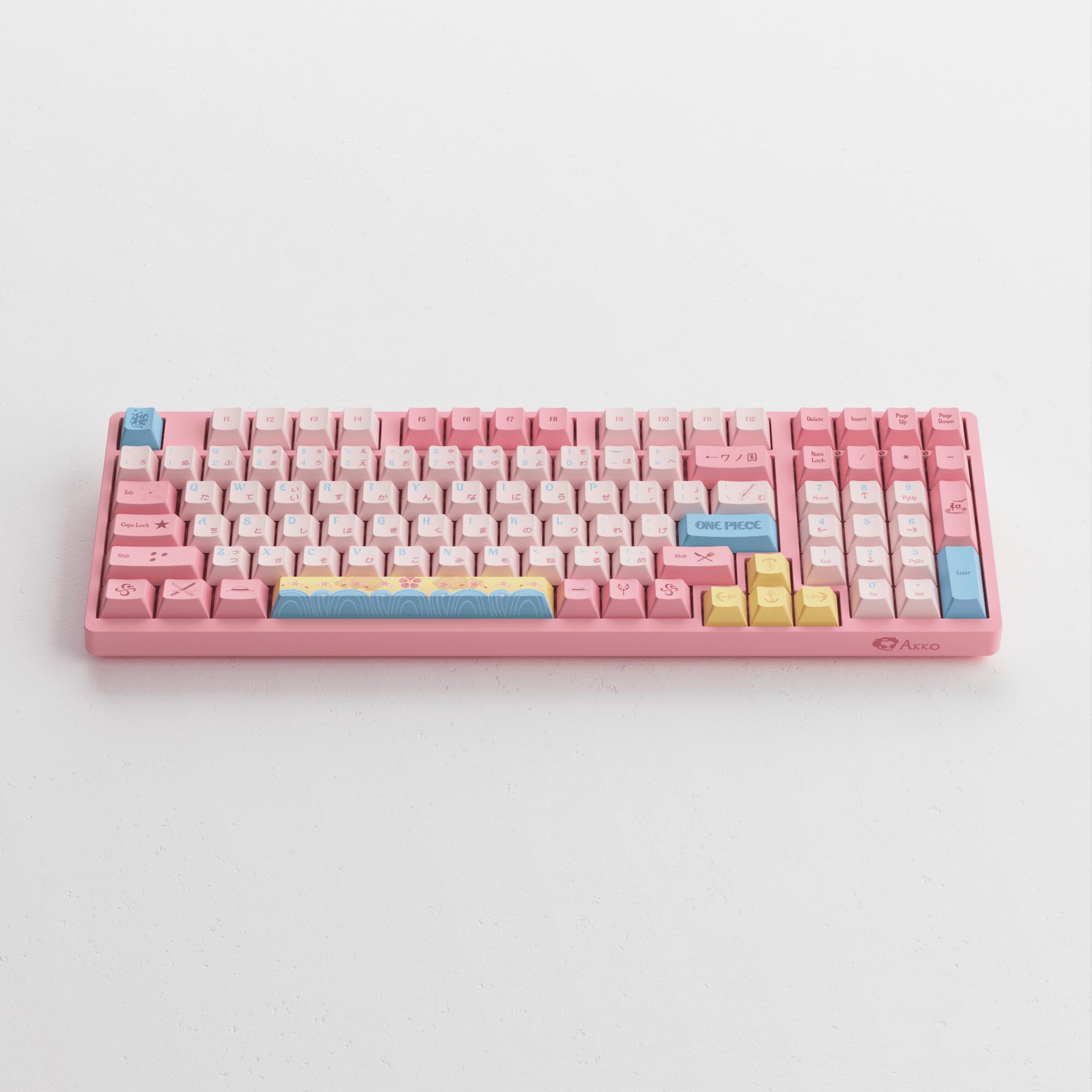 Akko 3098B One Piec Wano Country RGB Hot-Swap Wireless Mechanical Gaming Keyboard Three-Modes BT5.0/2.4GHz/USB-Type C Akko 3098B One Piec Wano Country RGB Hot-Swap Wireless Mechanical Gaming Keyboard Three-Modes BT5.0/2.4GHz/USB-Type C