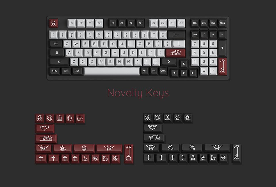 Akko 3098S Dracula Castle RGB Backlit Hot-Swap Mechanical Gaming Keyboard Wired 98-Key with PBT Double-shot ASA Profile Keycaps Akko 3098S Dracula Castle RGB Backlit Hot-Swap Mechanical Gaming Keyboard Wired 98-Key with PBT Double-shot ASA Profile Keycaps