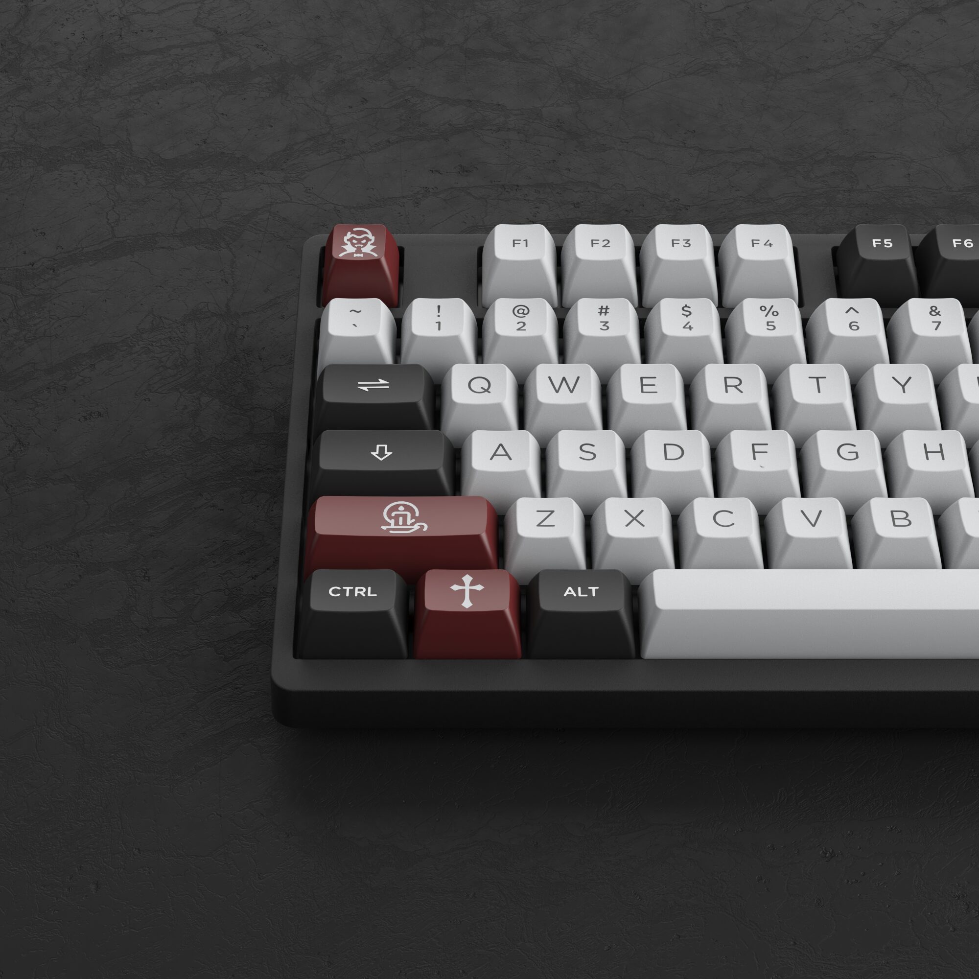 Akko 3098S Dracula Castle RGB Backlit Hot-Swap Mechanical Gaming Keyboard Wired 98-Key with PBT Double-shot ASA Profile Keycaps Akko 3098S Dracula Castle RGB Backlit Hot-Swap Mechanical Gaming Keyboard Wired 98-Key with PBT Double-shot ASA Profile Keycaps