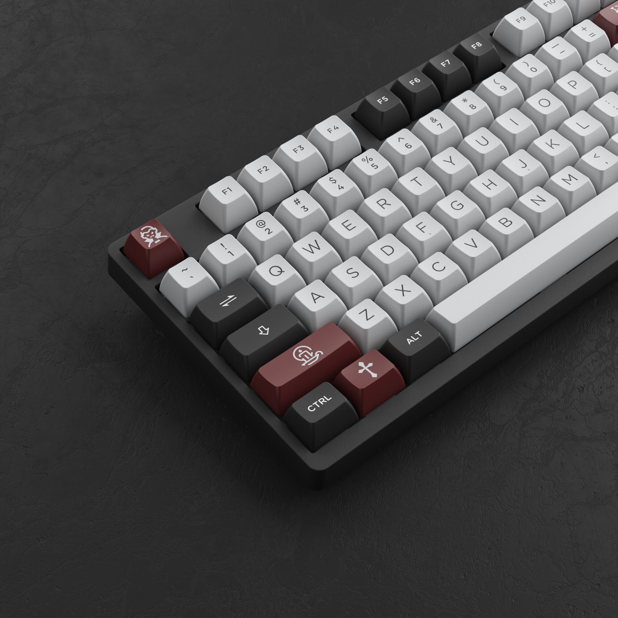 Akko 3098S Dracula Castle RGB Backlit Hot-Swap Mechanical Gaming Keyboard Wired 98-Key with PBT Double-shot ASA Profile Keycaps Akko 3098S Dracula Castle RGB Backlit Hot-Swap Mechanical Gaming Keyboard Wired 98-Key with PBT Double-shot ASA Profile Keycaps