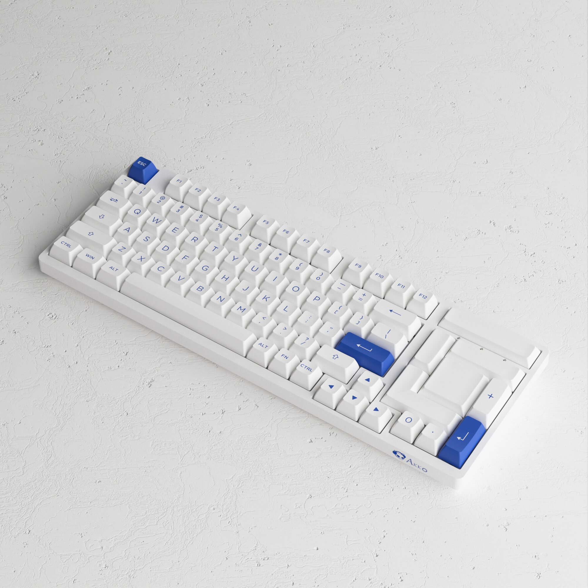 Akko 3098N Blue on White RGB Backlit Hot-Swap Wireless Mechanical Gaming Keyboard Multi-Modes BT5.0/2.4GHz/USB-C for Mac/Wins Akko 3098N Blue on White RGB Backlit Hot-Swap Wireless Mechanical Gaming Keyboard Multi-Modes BT5.0/2.4GHz/USB-C for Mac/Wins