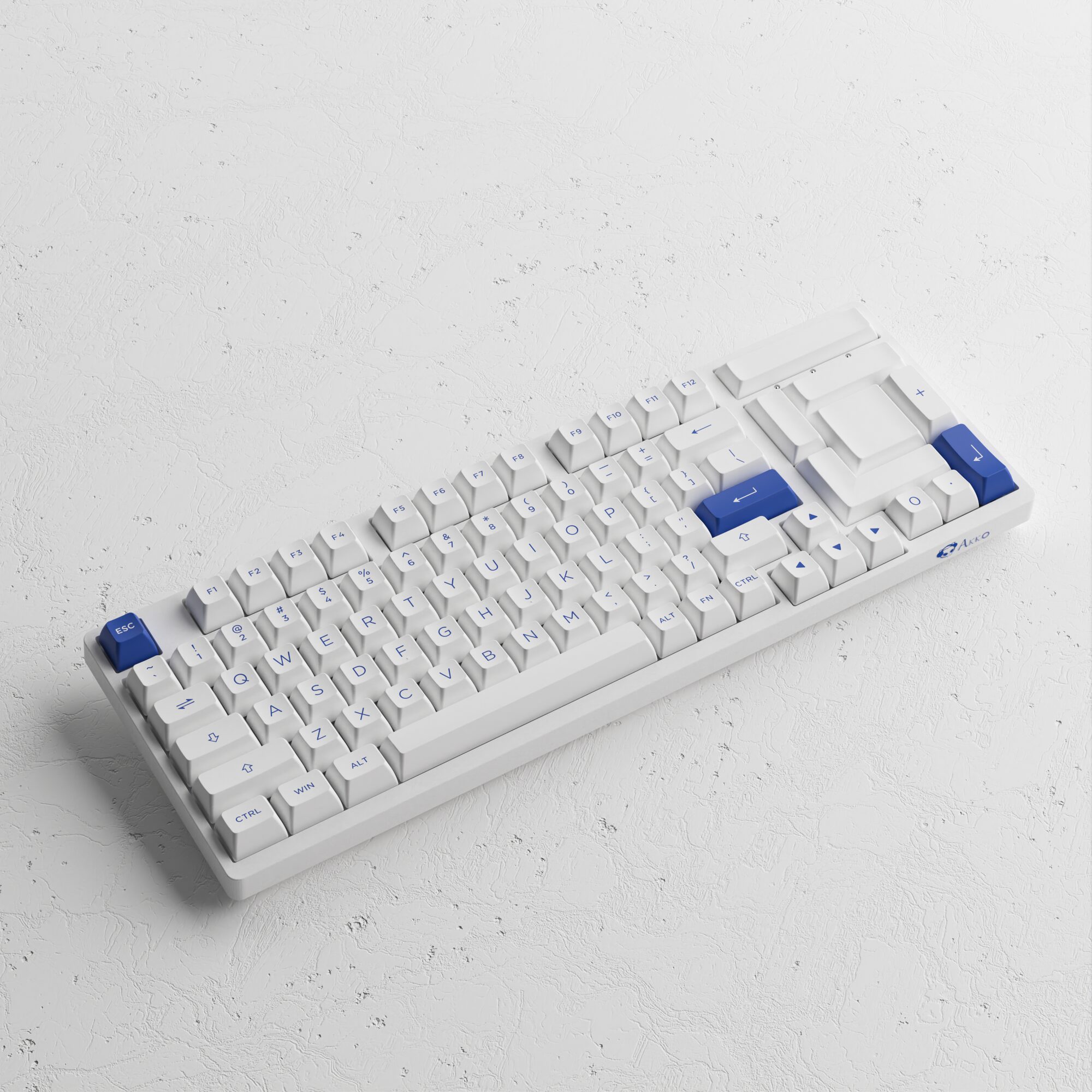 Akko 3098N Blue on White RGB Backlit Hot-Swap Wireless Mechanical Gaming Keyboard Multi-Modes BT5.0/2.4GHz/USB-C for Mac/Wins Akko 3098N Blue on White RGB Backlit Hot-Swap Wireless Mechanical Gaming Keyboard Multi-Modes BT5.0/2.4GHz/USB-C for Mac/Wins