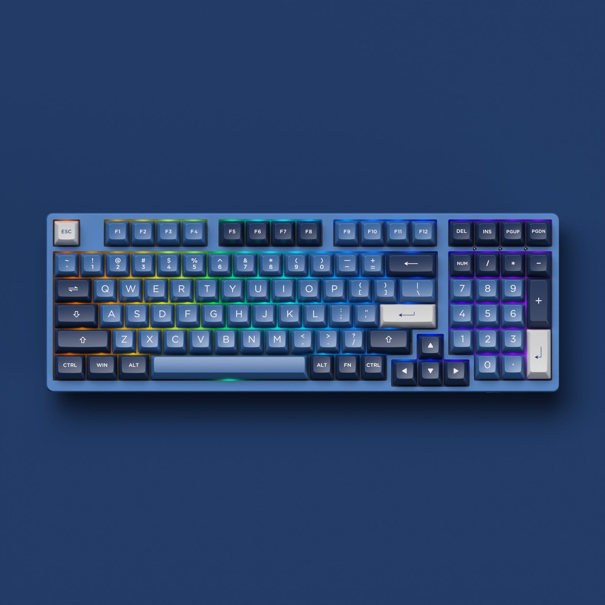 Akko 3098N Ocean Star RGB Hot-Swap Wireless Mechanical Gaming Keyboard 98-key Nordic Chip Multi-Modes BT5.0/2.4GHz/USB-Type C Akko 3098N Ocean Star RGB Hot-Swap Wireless Mechanical Gaming Keyboard 98-key Nordic Chip Multi-Modes BT5.0/2.4GHz/USB-Type C