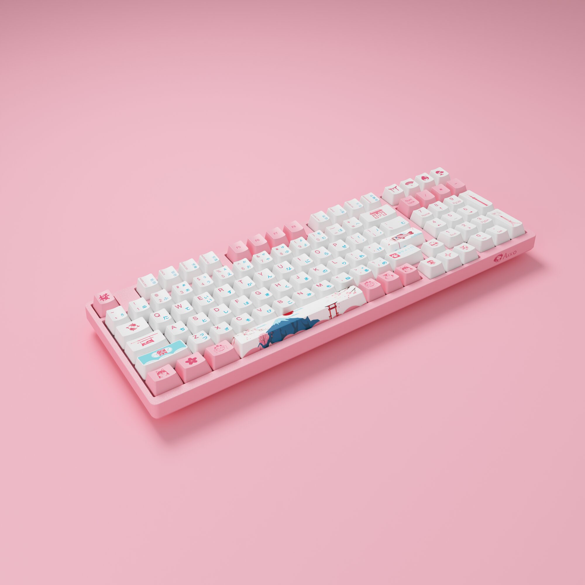 Akko 3098B World Tour Tokyo R2 RGB Hot-Swap Wireless Mechanical Gaming Keyboard 98-key Multi-Modes Bluetooth 5.0/2.4GHz/Type-C Akko 3098B World Tour Tokyo R2 RGB Hot-Swap Wireless Mechanical Gaming Keyboard 98-key Multi-Modes Bluetooth 5.0/2.4GHz/Type-C