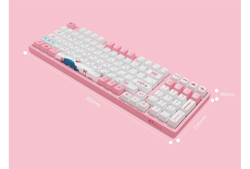 Akko 3098B World Tour Tokyo R2 RGB Hot-Swap Wireless Mechanical Gaming Keyboard 98-key Multi-Modes Bluetooth 5.0/2.4GHz/Type-C Akko 3098B World Tour Tokyo R2 RGB Hot-Swap Wireless Mechanical Gaming Keyboard 98-key Multi-Modes Bluetooth 5.0/2.4GHz/Type-C