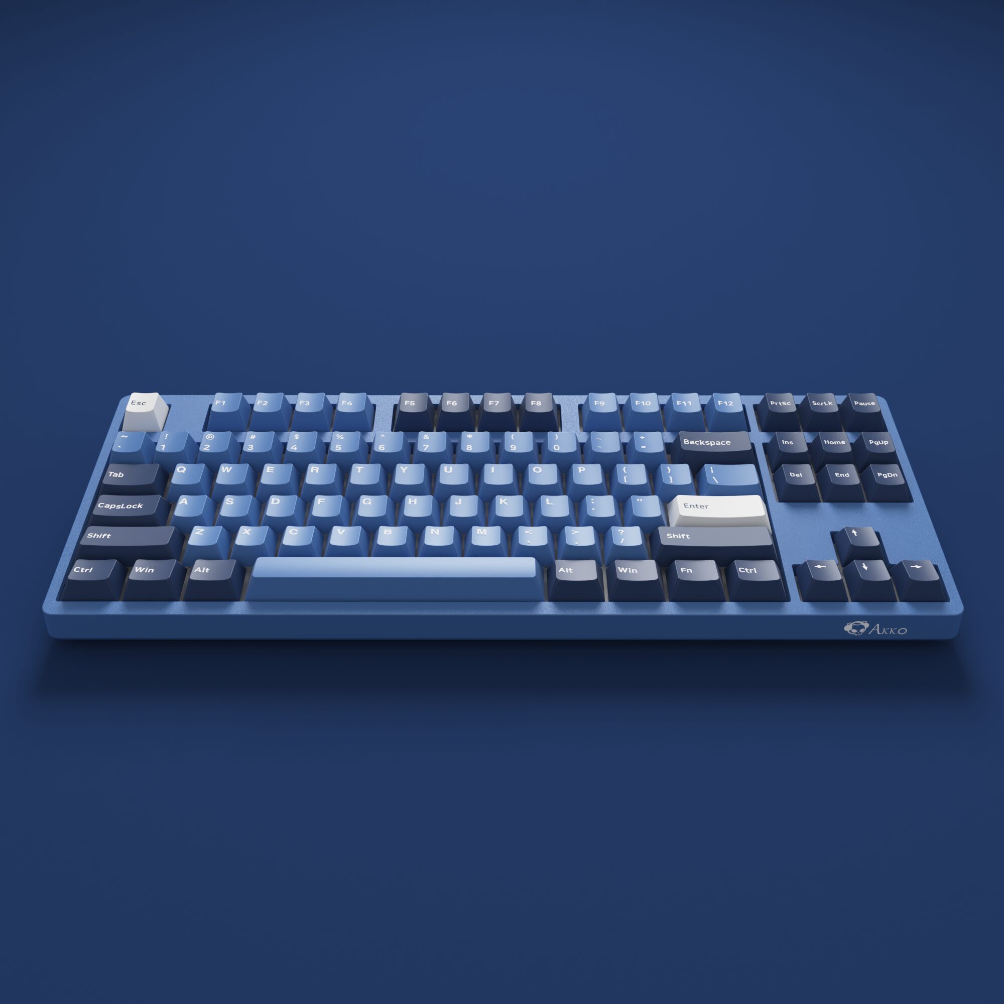 Akko 3087DS Ocean Star Mechanical Gaming Keyboard Wired TKL 87-key with Cherry Profile PBT Double-Shot Keycaps N-key Rollover