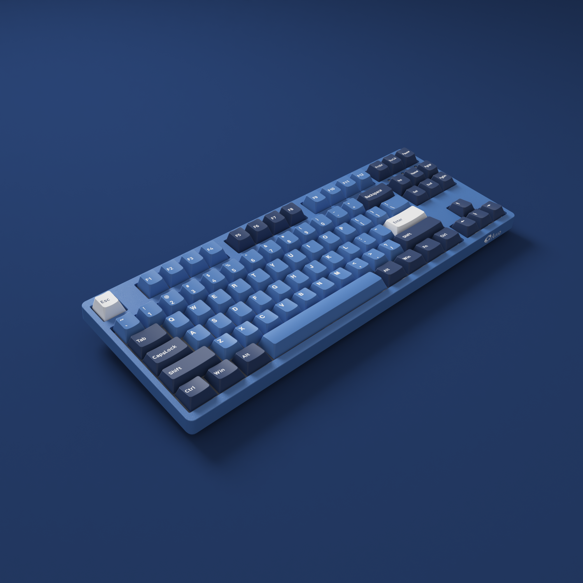 Akko 3087DS Ocean Star Mechanical Gaming Keyboard Wired TKL 87-key with Cherry Profile PBT Double-Shot Keycaps N-key Rollover Akko 3087DS Ocean Star Mechanical Gaming Keyboard Wired TKL 87-key with Cherry Profile PBT Double-Shot Keycaps N-key Rollover