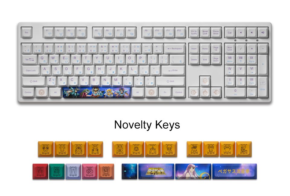 Akko 3108 V2 Saint Seiyaa Full-Size Wired Mechanical Gaming Keyboard 108-key with JDA profile PBT Dye-Sublimation Keycaps
