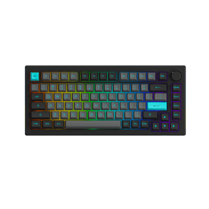 Akko 5075B Plus Black&Cyan Multi-Modes Mechanical Keyboard