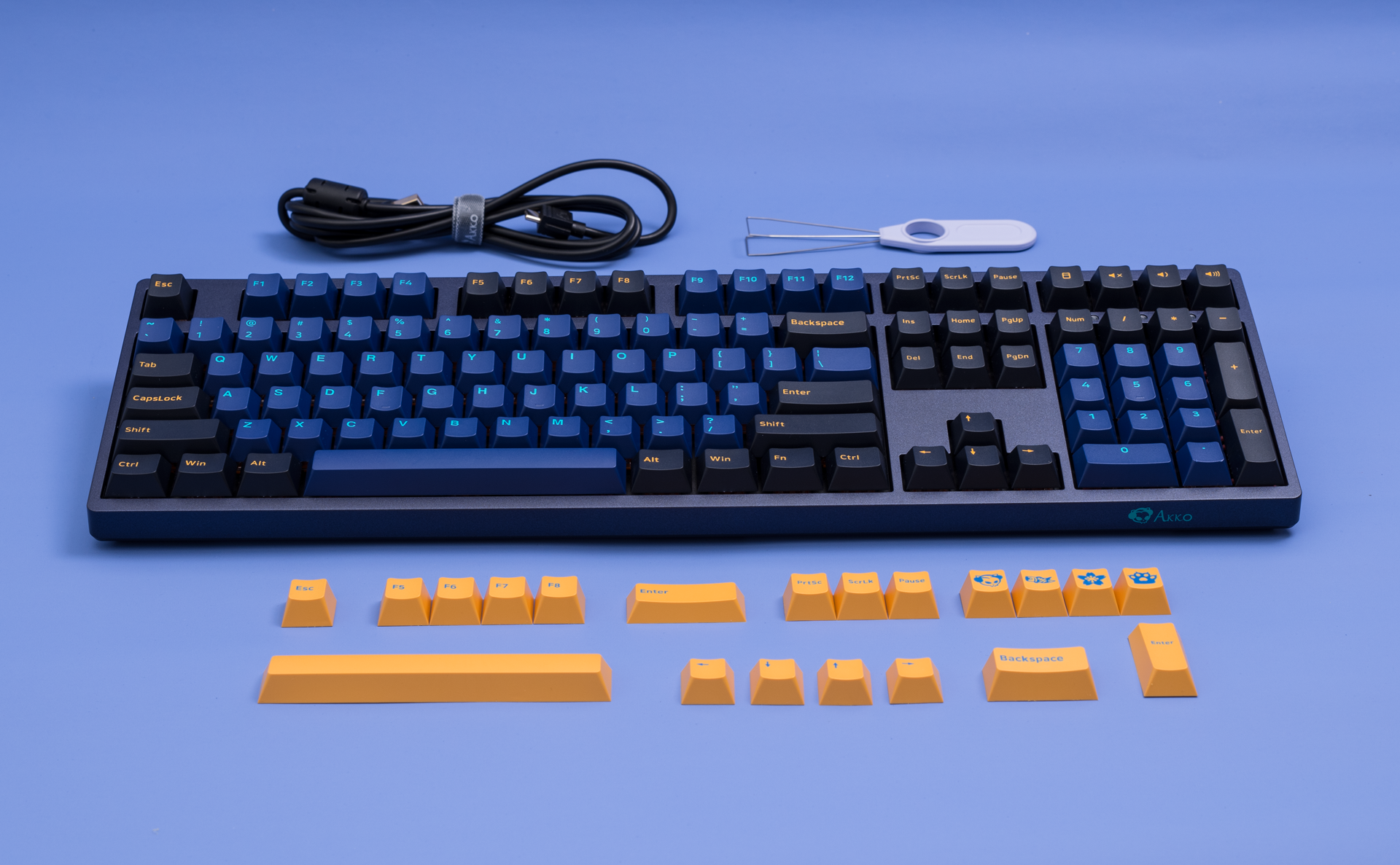Akko 3108 DS Horizon Full-Size Mechanical Gaming Keyboard Wired 108-key with Cherry Profile PBT Double-Shot Keycaps