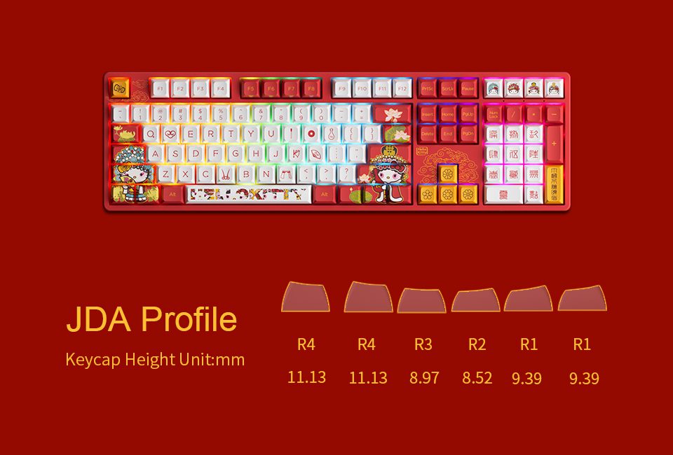 Akko 5108S Peking Opera (A) RGB Backlit Full-Size Mechanical Gaming Keyboard Wired 108-key JDA Profile PBT Dye-Sub Keycaps Akko 5108S Peking Opera (A) RGB Backlit Full-Size Mechanical Gaming Keyboard Wired 108-key JDA Profile PBT Dye-Sub Keycaps