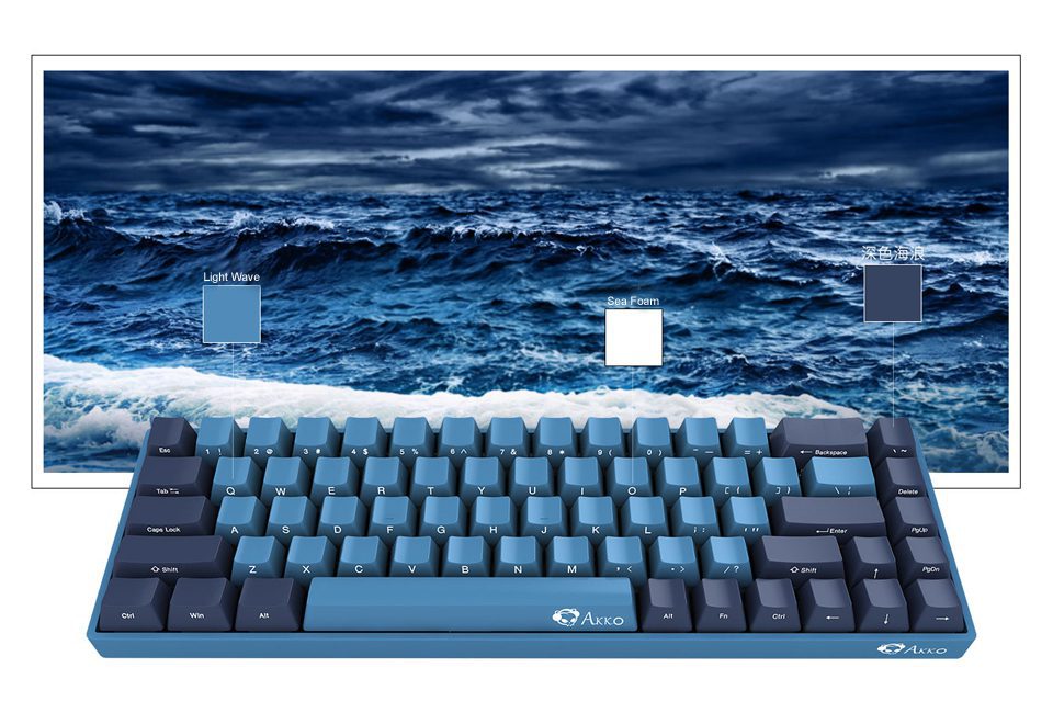 Akko 3068 SP Ocean Star Mechanical Gaming Keyboard Wired USB-C 68-key with OEM Profile PBT Dye-Sublimation Keycaps for Computer Akko 3068 SP Ocean Star Mechanical Gaming Keyboard Wired USB-C 68-key with OEM Profile PBT Dye-Sublimation Keycaps for Computer