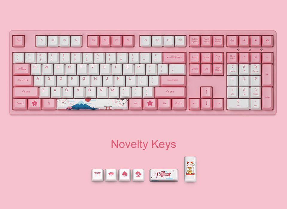 Akko 3108 V2 World Tour-Tokyo R1 Full-Size Mechanical Gaming Keyboard Wired 108-key with OEM Profile PBT Dye-Sublimation Keycaps