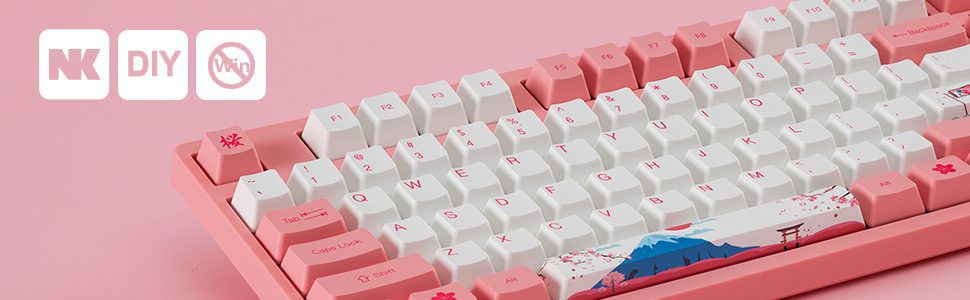 Akko 3108 V2 World Tour-Tokyo R1 Full-Size Mechanical Gaming Keyboard Wired 108-key with OEM Profile PBT Dye-Sublimation Keycaps