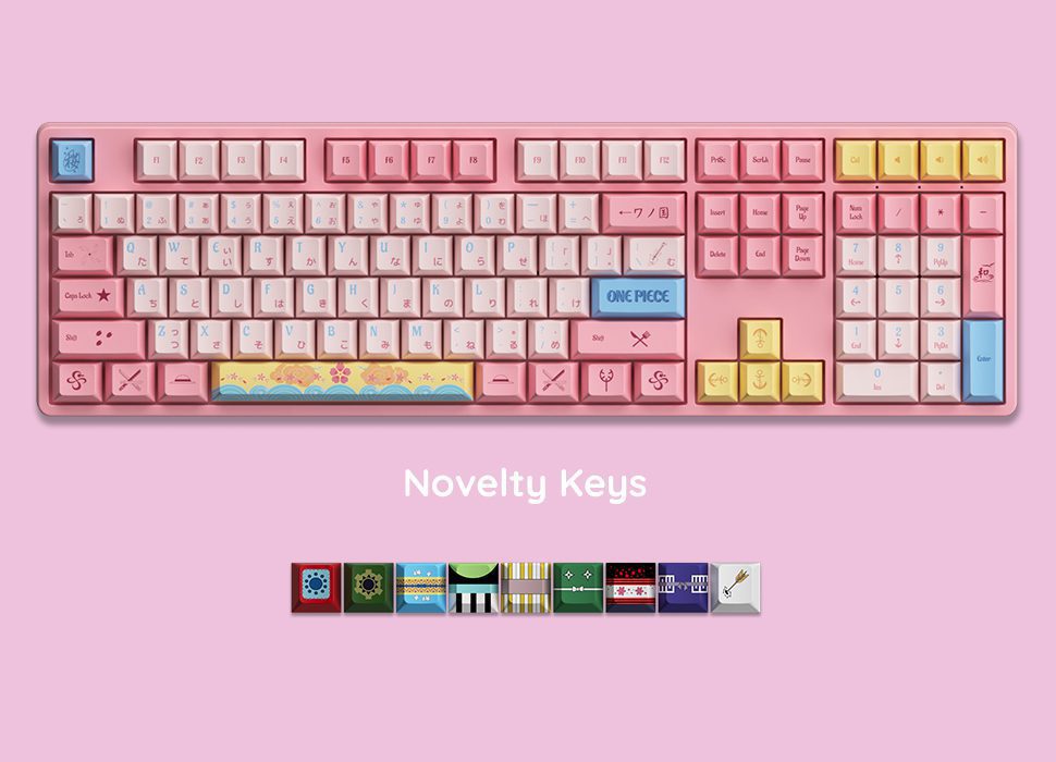 Akko 5108B One Piec Wano Country RGB Hot-Swap Mechanical Gaming Keyboard 108-key Multi-Modes Bluetooth 5.0/2.4GHz/Type-C Akko 5108B One Piec Wano Country RGB Hot-Swap Mechanical Gaming Keyboard 108-key Multi-Modes Bluetooth 5.0/2.4GHz/Type-C