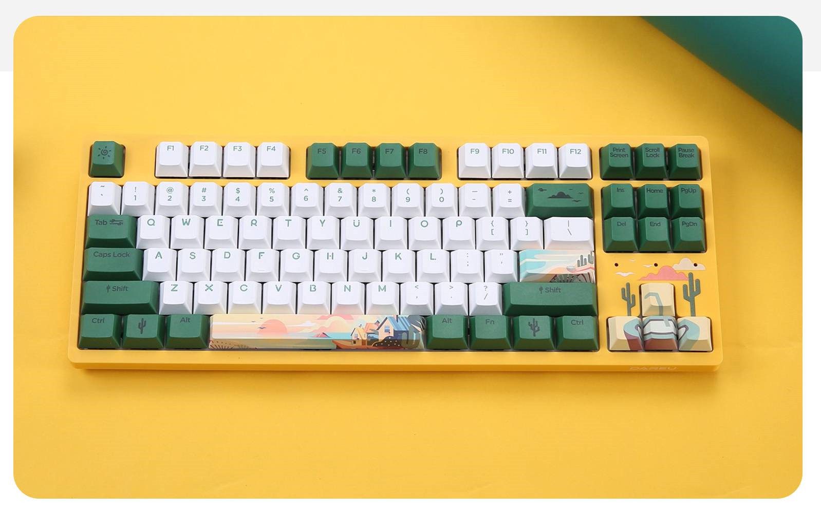 DAREU 87 Keys Wired Mechanical Keyboard Cherry MX Switch PBT Keycaps N-Key Rollover Icy Blue Backlight Gaming Keyboard DAREU 87 Keys Wired Mechanical Keyboard Cherry MX Switch PBT Keycaps N-Key Rollover Icy Blue Backlight Gaming Keyboard