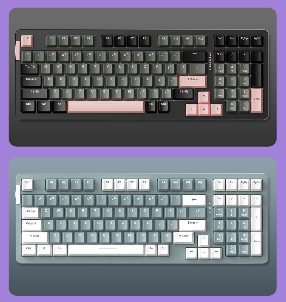 DAREU A98 Wired Mechanical Keyboard PC Gamer Linear Switch 98 Keys Hotswappable Gasket RGB Macro Set KB Gamer Accessories DAREU A98 Wired Mechanical Keyboard PC Gamer Linear Switch 98 Keys Hotswappable Gasket RGB Macro Set KB Gamer Accessories