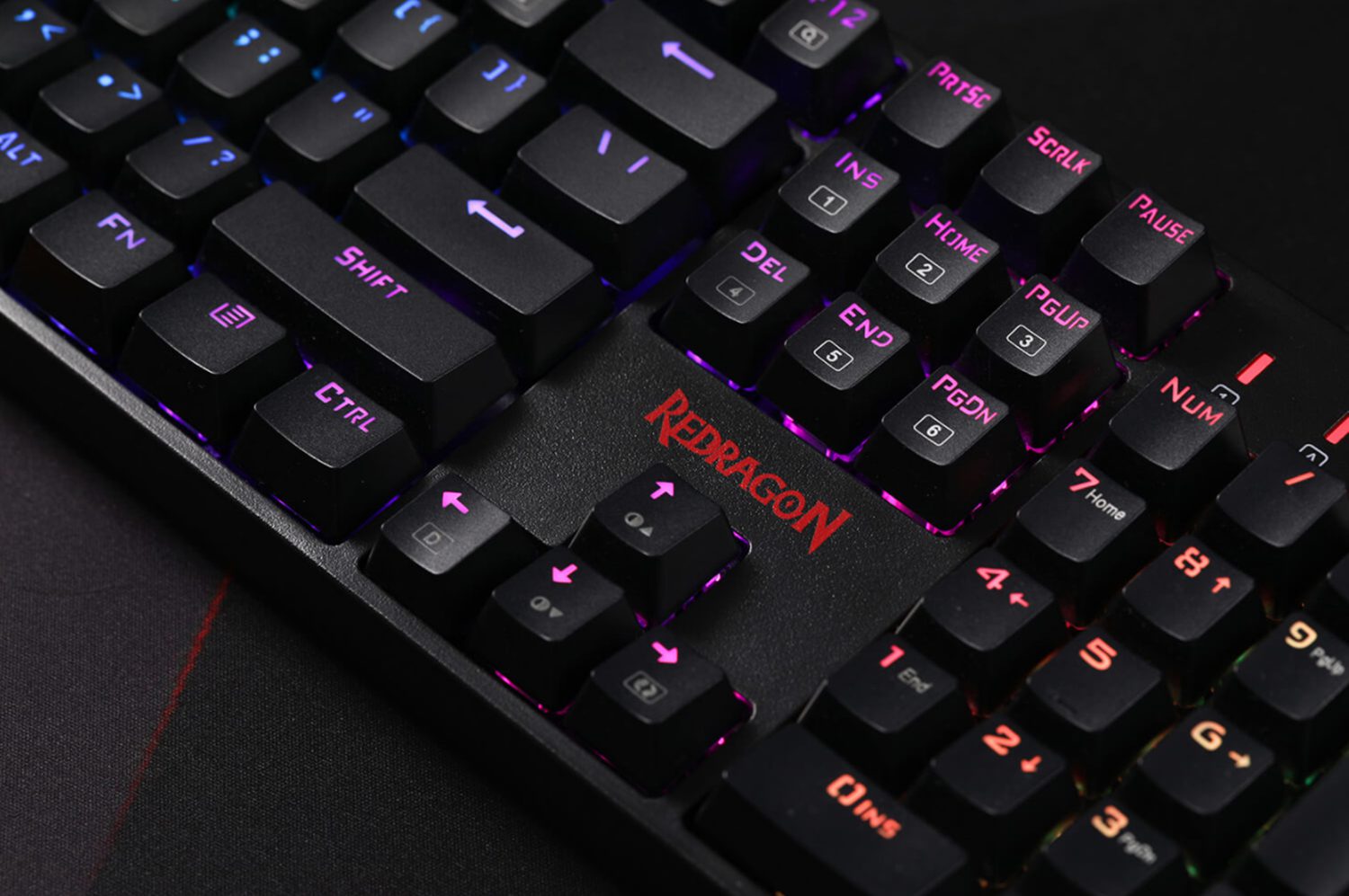 Redragon K582 RGB LED Backlit Mechanical Gaming Keyboard with 104 Keys-Linear and Quiet Red Switches For Game Laptop PC Redragon K582 RGB LED Backlit Mechanical Gaming Keyboard with 104 Keys-Linear and Quiet Red Switches For Game Laptop PC