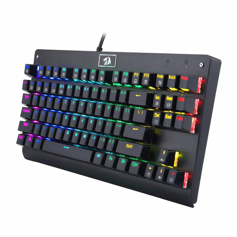 Redragon K568 RGB Dark Avengers Mech Keyboard 100% ghost proof 87 key blue switch black Redragon K568 RGB Dark Avengers Mech Keyboard 100% ghost proof 87 key blue switch black