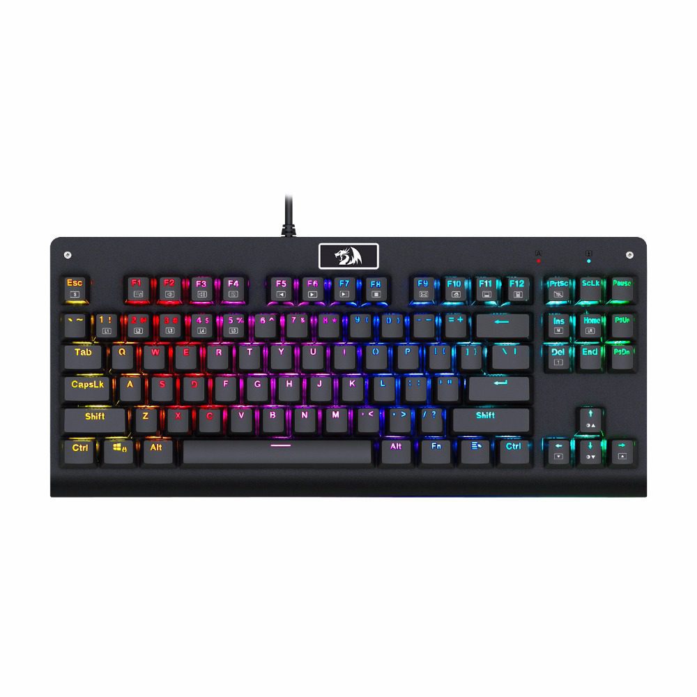 Redragon K568 RGB Dark Avengers Mech Keyboard 100% ghost proof 87 key blue switch black Redragon K568 RGB Dark Avengers Mech Keyboard 100% ghost proof 87 key blue switch black
