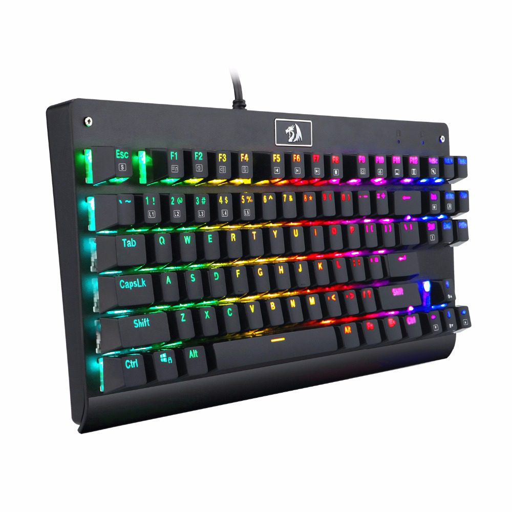 Redragon K568 RGB Dark Avengers Mech Keyboard 100% ghost proof 87 key blue switch black Redragon K568 RGB Dark Avengers Mech Keyboard 100% ghost proof 87 key blue switch black