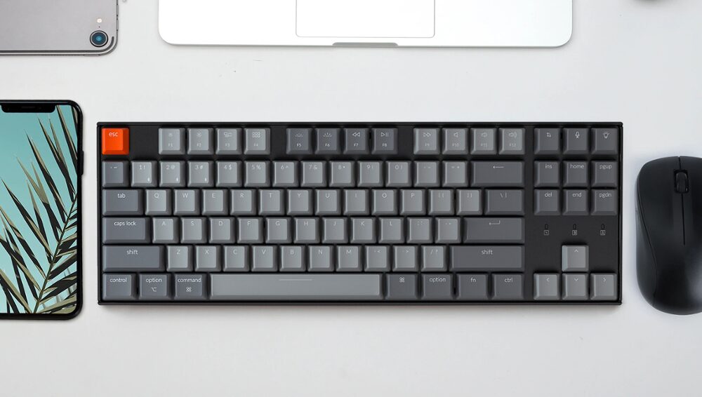 Keychron K8 A Wireless Bluetooth Mechanical Keyboard 87 Keys Gateron Switch White Backlight Keyboard for Mac Windows Keychron K8 A Wireless Bluetooth Mechanical Keyboard 87 Keys Gateron Switch White Backlight Keyboard for Mac Windows