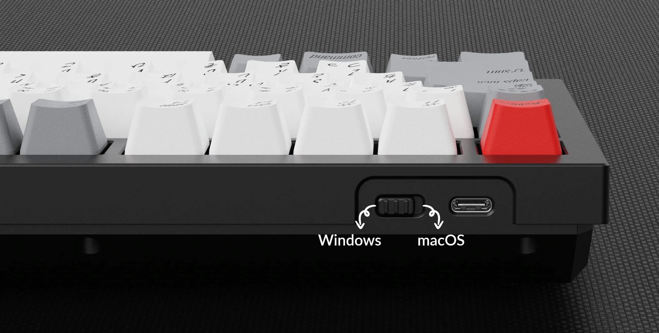 Keychron Q1 Japan JIS Layout QMK Custom Mechanical Keyboard Fully Assembled Knob Carbon Black Retro Keycaps Keychron Q1 Japan JIS Layout QMK Custom Mechanical Keyboard Fully Assembled Knob Carbon Black Retro Keycaps