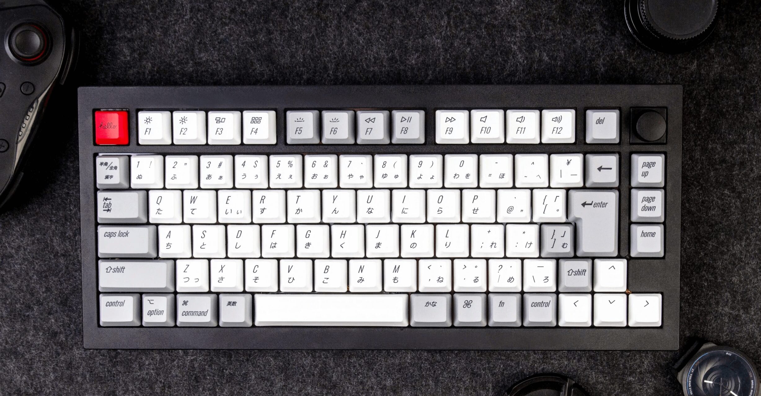Keychron Q1 Japan JIS Layout QMK Custom Mechanical Keyboard Fully Assembled Knob Carbon Black Retro Keycaps Keychron Q1 Japan JIS Layout QMK Custom Mechanical Keyboard Fully Assembled Knob Carbon Black Retro Keycaps