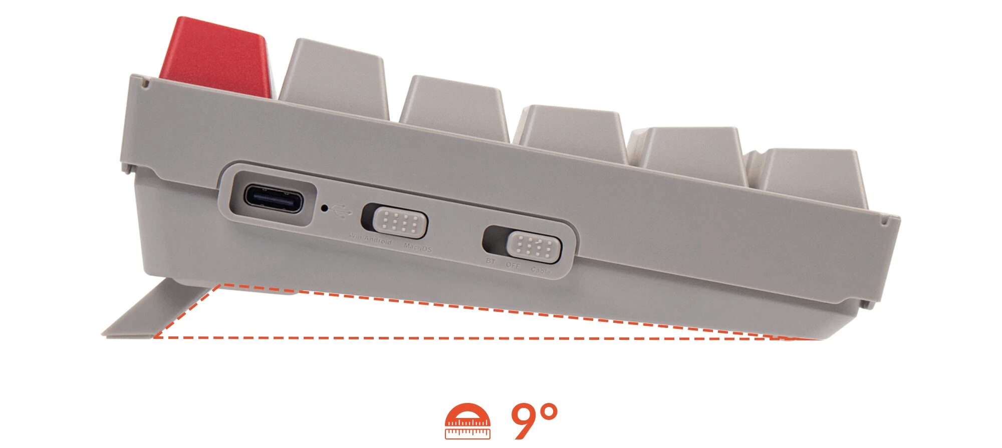 Keychron K2 K 75% Layout 84 Keys Bluetooth Wireless Mechanical Gaming Keyboard Multitasking Type-C Wired Non-Backlight for Mac Keychron K2 K 75% Layout 84 Keys Bluetooth Wireless Mechanical Gaming Keyboard Multitasking Type-C Wired Non-Backlight for Mac