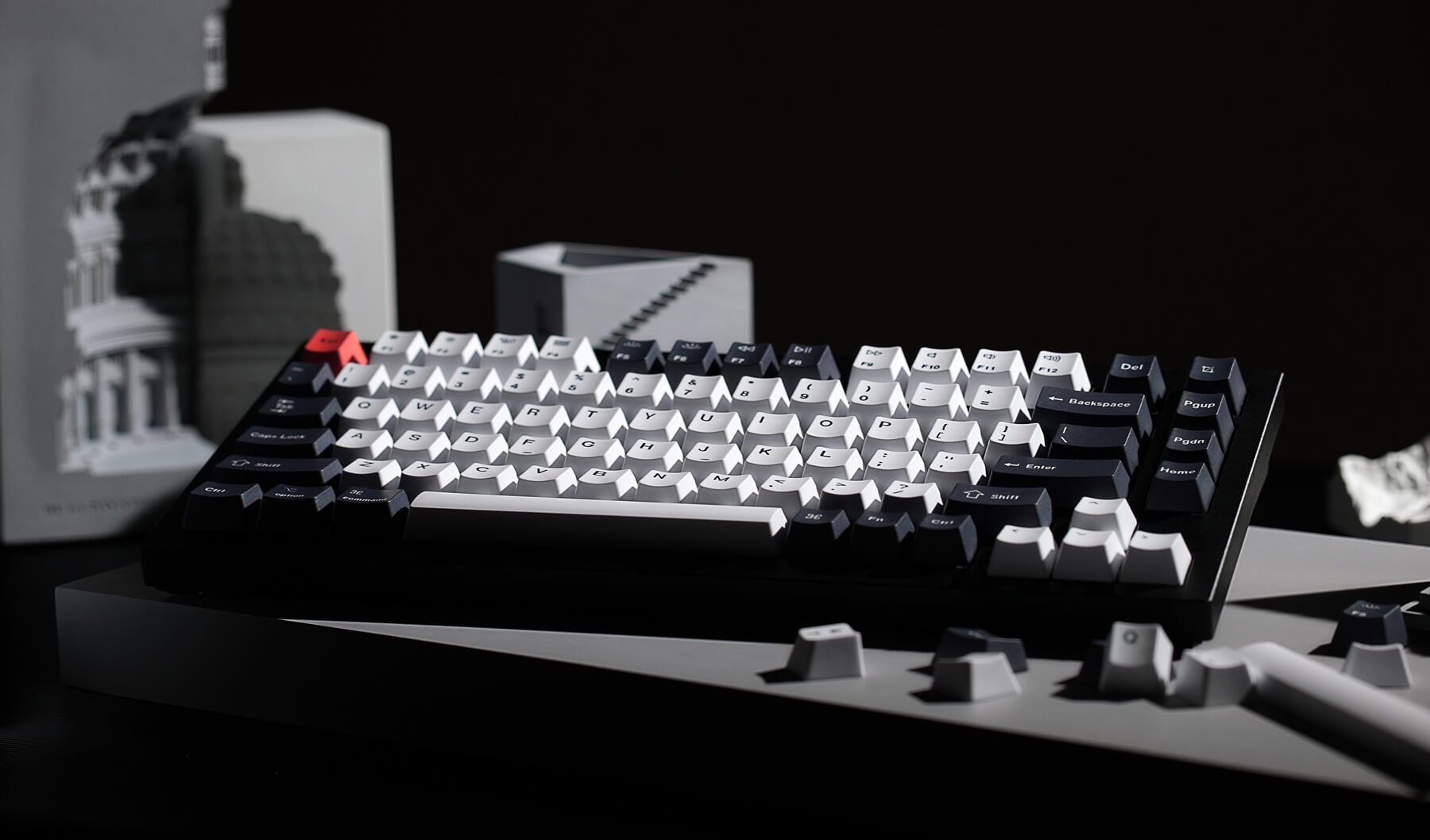 Keychron Q1 QMK Fully Assembled Custom Mechanical Keyboard 75% Layout Type-C Wired Keyboards for Mac Windows Keychron Q1 QMK Fully Assembled Custom Mechanical Keyboard 75% Layout Type-C Wired Keyboards for Mac Windows