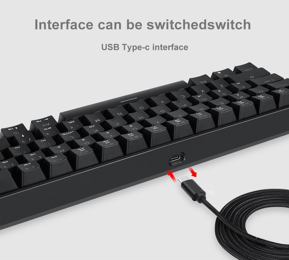 60% Motospeed CK61 RGB Gaming Mechanical Keyboard 61 Keys USB Wired LED Backlight Portable Laser Keyboards For PC Computer Gamer 60% Motospeed CK61 RGB Gaming Mechanical Keyboard 61 Keys USB Wired LED Backlight Portable Laser Keyboards For PC Computer Gamer