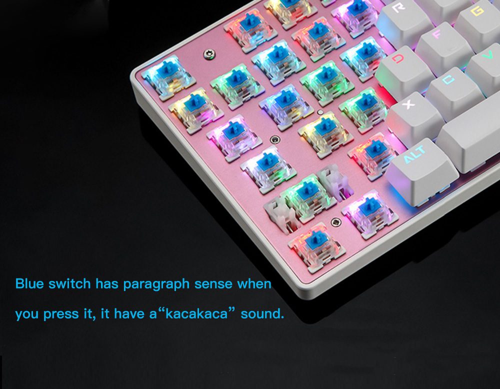 Motospeed CK104 Gaming Mechanical Keyboard Russian English Red Switch Blue Metal Wired LED Backlit RGB Dota 2 Overwatch Gamer Motospeed CK104 Gaming Mechanical Keyboard Russian English Red Switch Blue Metal Wired LED Backlit RGB Dota 2 Overwatch Gamer