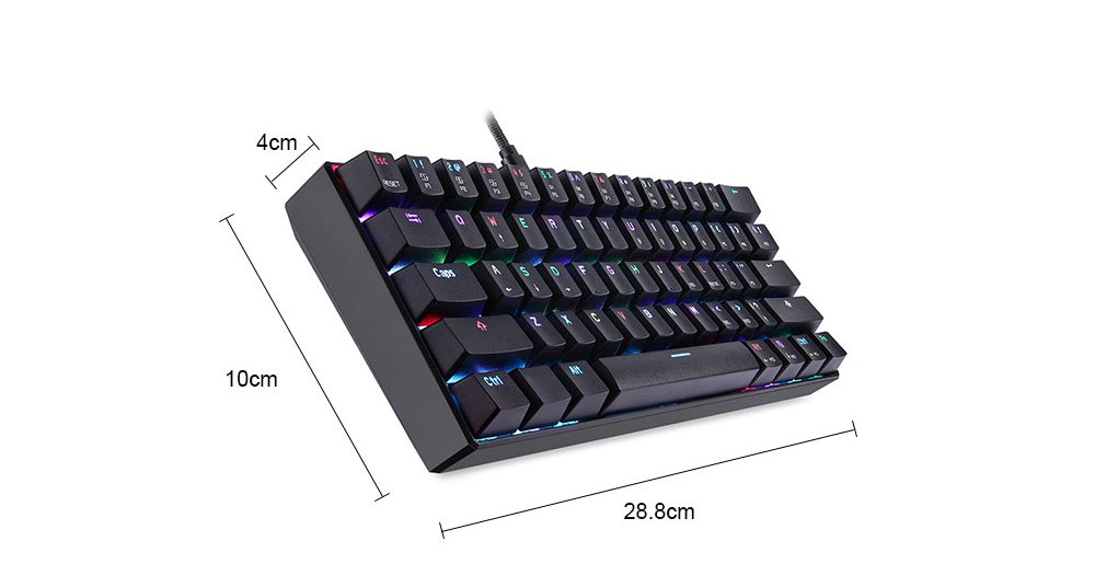 Motospeed CK61Gaming Mechanical Keyboard English Red Switch Blue Metal Wired LED Backlit RGB Anti-Ghosting for Gamer Motospeed CK61Gaming Mechanical Keyboard English Red Switch Blue Metal Wired LED Backlit RGB Anti-Ghosting for Gamer