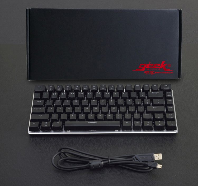 Ajazz AK33 82 Keys Gaming Mechanical Keyboard RGB Backlit Anti-ghosting Black Blue Red Switch Wired Keyboard for Tablet Desktop Ajazz AK33 82 Keys Gaming Mechanical Keyboard RGB Backlit Anti-ghosting Black Blue Red Switch Wired Keyboard for Tablet Desktop