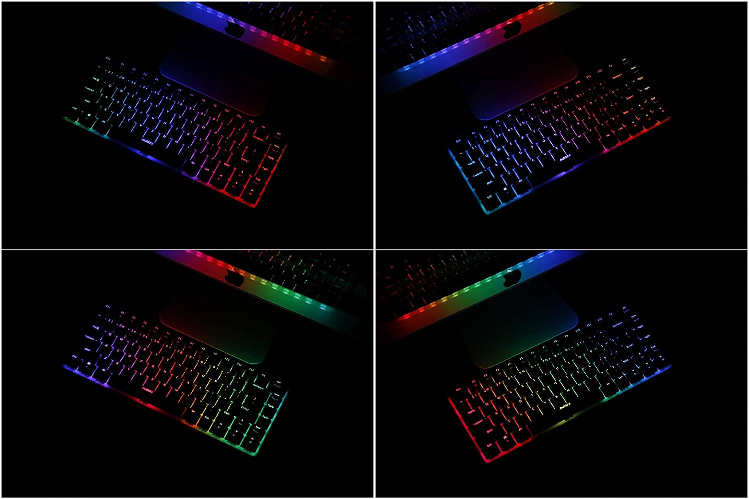 Ajazz AK33 82 Keys Gaming Mechanical Keyboard RGB Backlit Anti-ghosting Black Blue Red Switch Wired Keyboard for Tablet Desktop Ajazz AK33 82 Keys Gaming Mechanical Keyboard RGB Backlit Anti-ghosting Black Blue Red Switch Wired Keyboard for Tablet Desktop