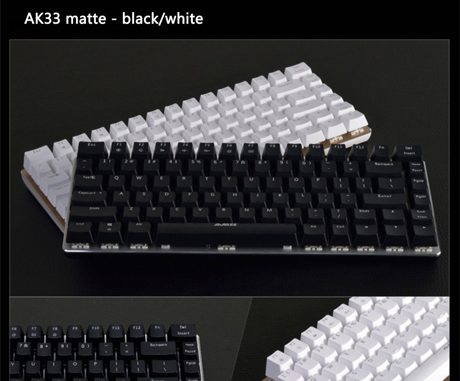 Ajazz AK33 82 Keys Gaming Mechanical Keyboard RGB Backlit Anti-ghosting Black Blue Red Switch Wired Keyboard for Tablet Desktop Ajazz AK33 82 Keys Gaming Mechanical Keyboard RGB Backlit Anti-ghosting Black Blue Red Switch Wired Keyboard for Tablet Desktop