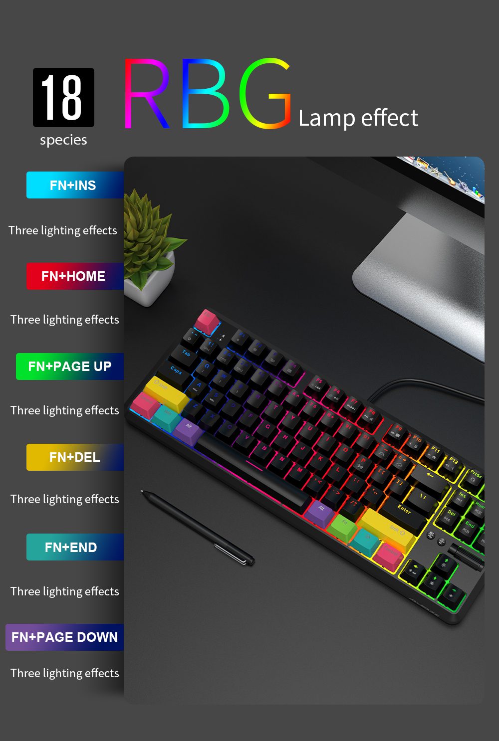 Ajazz K870T Hot Swap Mechanical Keyboard Wireless Bluetooth Dual Mode 87keys RGB Backlit Gaming Keyboard Red Switch For Desktop Ajazz K870T Hot Swap Mechanical Keyboard Wireless Bluetooth Dual Mode 87keys RGB Backlit Gaming Keyboard Red Switch For Desktop