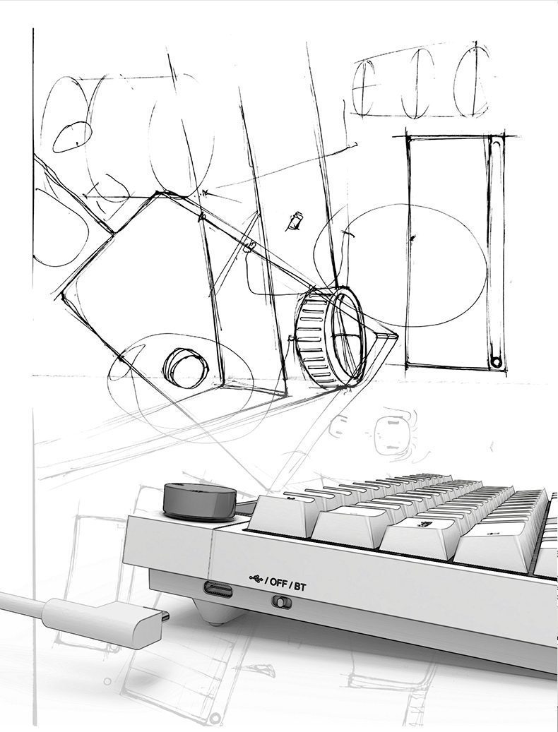 AJAZZ K620T Bluetooth Mechanical Keyboard 62Keys RGB Backlit Wireless Dual-mode Gaming Keyboard Hot Swap Keyboard for PC Laptop AJAZZ K620T Bluetooth Mechanical Keyboard 62Keys RGB Backlit Wireless Dual-mode Gaming Keyboard Hot Swap Keyboard for PC Laptop