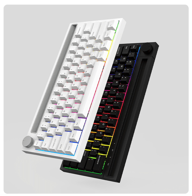 AJAZZ K620T Bluetooth Mechanical Keyboard 62Keys RGB Backlit Wireless Dual-mode Gaming Keyboard Hot Swap Keyboard for PC Laptop AJAZZ K620T Bluetooth Mechanical Keyboard 62Keys RGB Backlit Wireless Dual-mode Gaming Keyboard Hot Swap Keyboard for PC Laptop