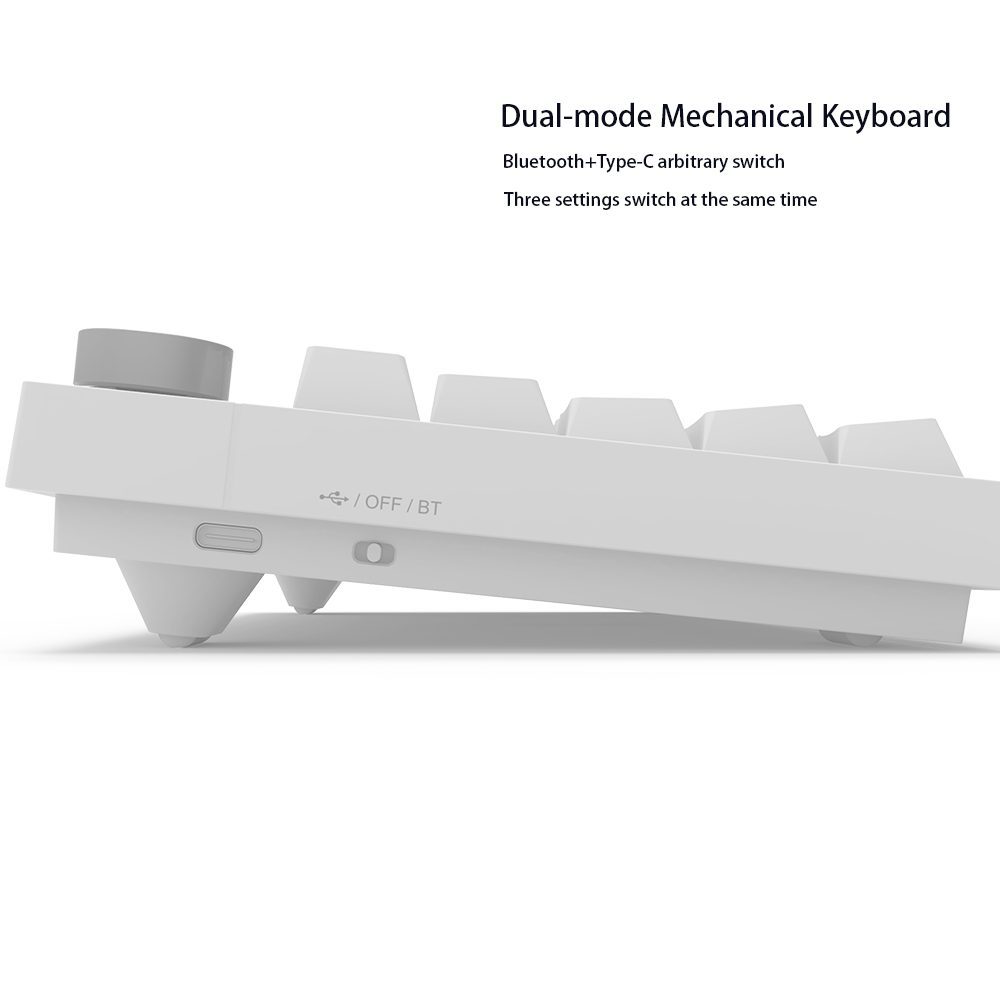 AJAZZ K620T Bluetooth Mechanical Keyboard 62Keys RGB Backlit Wireless Dual-mode Gaming Keyboard Hot Swap Keyboard for PC Laptop AJAZZ K620T Bluetooth Mechanical Keyboard 62Keys RGB Backlit Wireless Dual-mode Gaming Keyboard Hot Swap Keyboard for PC Laptop