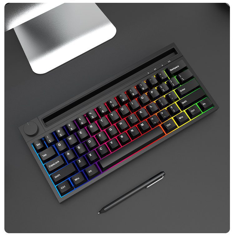 AJAZZ K620T Bluetooth Mechanical Keyboard 62Keys RGB Backlit Wireless Dual-mode Gaming Keyboard Hot Swap Keyboard for PC Laptop AJAZZ K620T Bluetooth Mechanical Keyboard 62Keys RGB Backlit Wireless Dual-mode Gaming Keyboard Hot Swap Keyboard for PC Laptop
