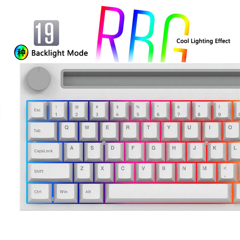 AJAZZ K620T Bluetooth Mechanical Keyboard 62Keys RGB Backlit Wireless Dual-mode Gaming Keyboard Hot Swap Keyboard for PC Laptop AJAZZ K620T Bluetooth Mechanical Keyboard 62Keys RGB Backlit Wireless Dual-mode Gaming Keyboard Hot Swap Keyboard for PC Laptop