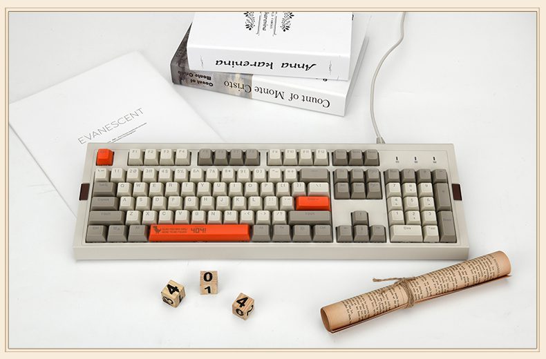 Ajazz AK510 Gaming Mechanical Keyboard 104Key PBT Wired Keyboard RGB Backlit Black/Blue/Brown Switch Ergonomic for Desktop PC Ajazz AK510 Gaming Mechanical Keyboard 104Key PBT Wired Keyboard RGB Backlit Black/Blue/Brown Switch Ergonomic for Desktop PC