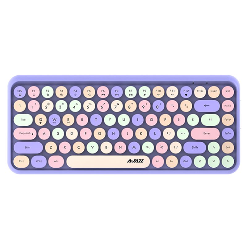 Ajazz 308I Wireless Keyboard 18/84 Keys Round Keycap Bluetooth Keyboard Portable 2.4GHz Numeric Keypad for Tablet Laptop Android Ajazz 308I Wireless Keyboard 18/84 Keys Round Keycap Bluetooth Keyboard Portable 2.4GHz Numeric Keypad for Tablet Laptop Android